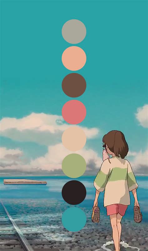 Movie Color Palette Colour Pallete Color Palettes Studio Ghibli
