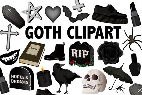 Goth Clipart 240404 Illustrations Design Bundles