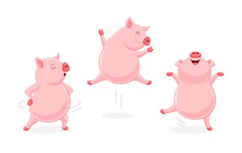Dancing Pig Illustrations Royalty Free Vector Graphics And Clip Art Istock