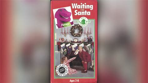 Barney Waiting For Santa 1990 1991 Vhs Youtube