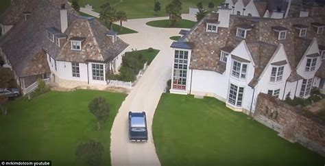 kim dotcom posts video revealing a look inside his multi million dollar mansion daily mail online