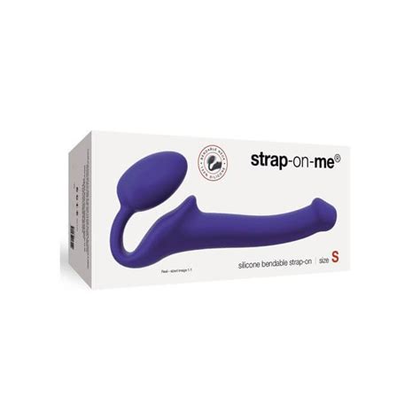 Strap On Me Silicone Bendable Strapless Strap On Small Purple Love