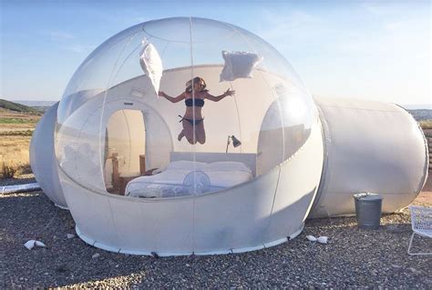 If you need to secure the garden bubble tent to the floor then you can use guide lines and pegs which are available to buy on the product pages where there are bubble tents for sale. Outdoor Inflatable Tent House Transparent Inflatable Clear ...