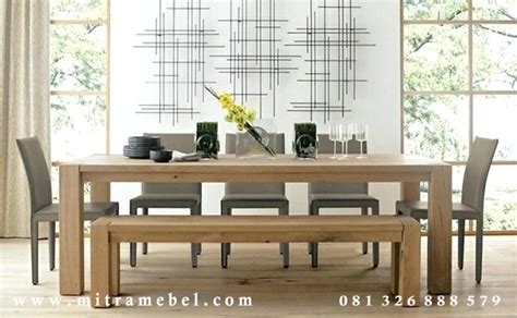 set meja makan modern minimalis mitra mebel furniture jepara toko