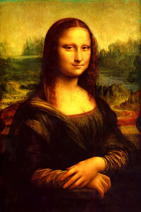 It's painted in such a way that the eyes of the mona lisa fall into the center of vision of the user, while the lips fall into the peripheral vision. Mona Lisa Wallpaper (68+ images)