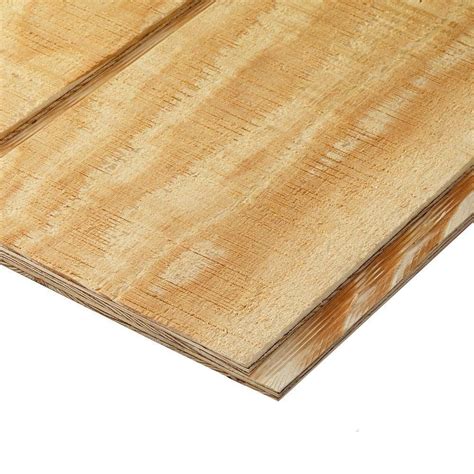 Plytanium Plywood Siding Panel T1 11 8 In Oc Nominal 19 32 In X 4 Ft X 8 Ft Actual 0 563