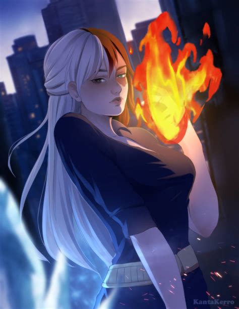 Fem Todoroki Shouto By Kantakerro On Deviantart