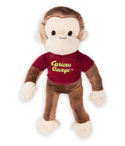 Curious George Monkey Large Plush Doll Stuffed Toy 16 Inches Buy