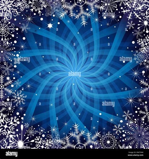 Christmas Dark Blue Frame Stock Vector Image And Art Alamy