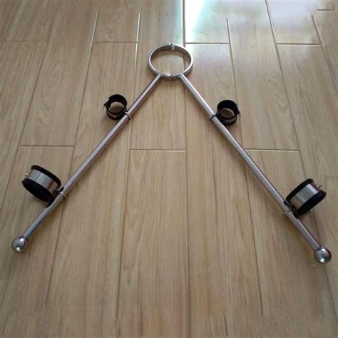 Stainless Steel Spreader Bar Open Legs Torture Device Hand Free