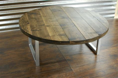 Modern Falabella Coffee Table Southern Sunshine Round Industrial