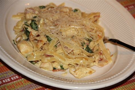 Most recipes for the dish include pancetta, cream, eggs, parmesan cheese, and black pepper. Chicken Carbonara | Kath's Kitchen Sync