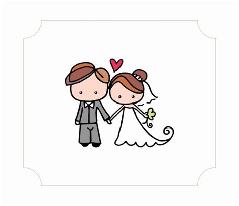 Find & download free graphic resources for bride groom cartoon. Illustration of bride and groom cute by mariachicdesign on ...