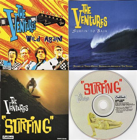 The Ventures Wild Again 20 Trx Surfin To Baja Surfing 30 Tracks Cd