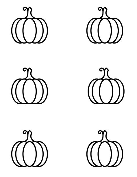 Pumpkin Macaron Template