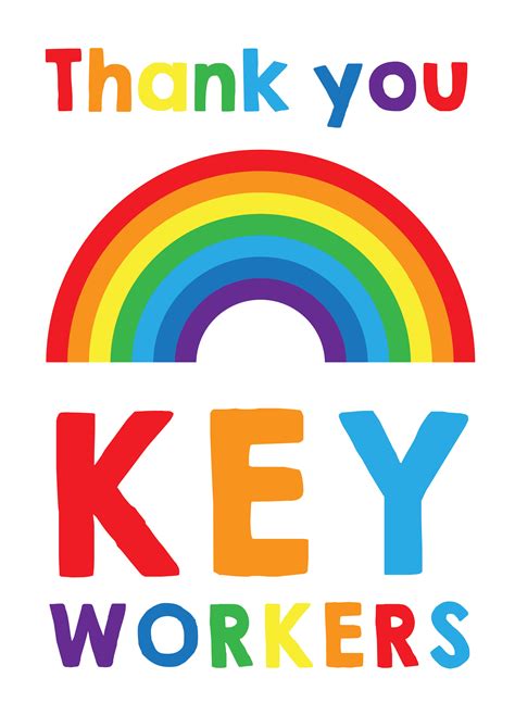 Thank You Key Workers Poster