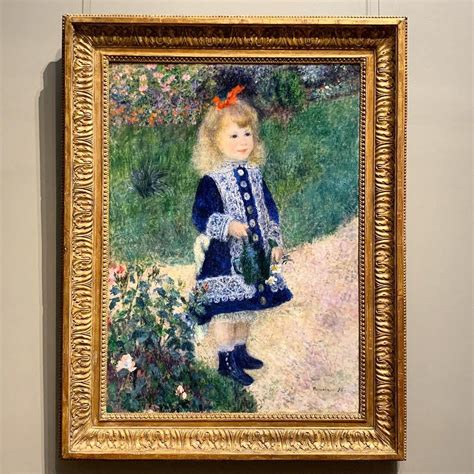 Auguste Renoir ‘a Girl With A Watering Can Oil On Canvas 1876 On
