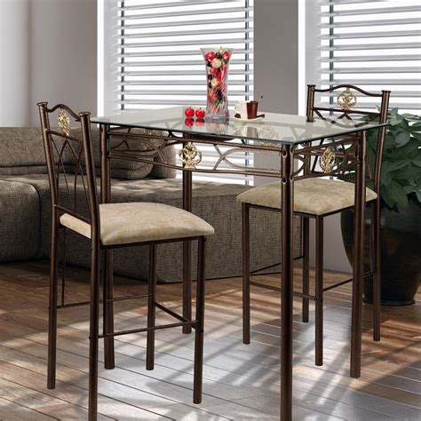 From Classic And Simple To Modern Style Of Small Pub Table Set Homesfeed