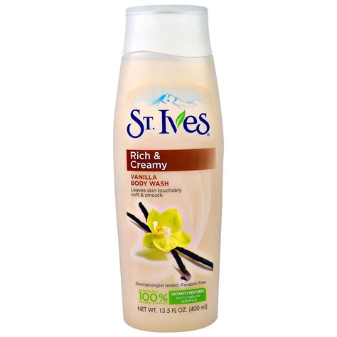 St Ives Imported Rich Creamy Vanilla Body Wash 400 Ml Buy St Ives