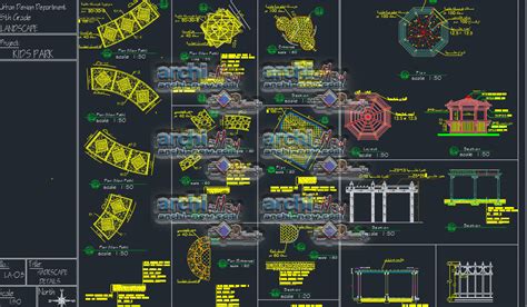 The hatch command in autocad is the same feature as the fill command in other software, the hatch command let's you fill an area very quickly with a pattern. Children's park landscape freecad Dwg Archi-new - Free Dwg ...