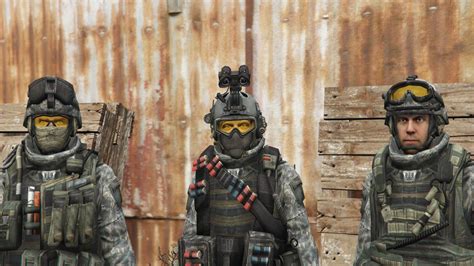 Call Of Duty Modern Warfare Us Army Rangers Add On Gta5