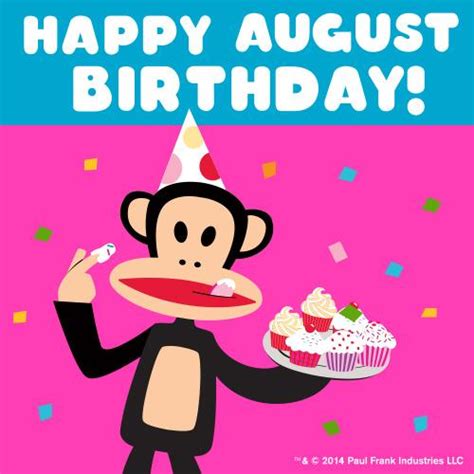 When august is happy and has the time to put in, he dresses a lot younger and cooler than people #happy august #my edits #the xandri showeth herself #this is the first time i've used stock images. Paul Frank on Twitter: "Happy August Birthday to all of ...