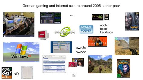German Gaming And Internet Culture Around 2005 Starter Pack R