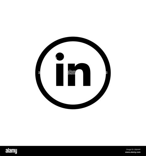 Linkedin Icon Vector Design Social Media Icon Vector Design Symbol