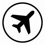 Symbol Flugzeug Runde Flughafen Transparent Vexels