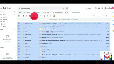 How To Mark All Unread Emails As Read In Gmail Youtube