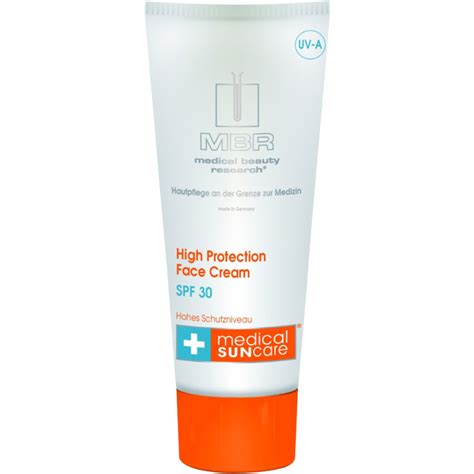 Mbr Medical Sun Care High Protection Face Cream Spf 30 100 Ml Shop
