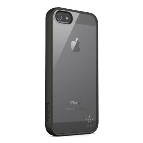 Belkin View Case For Iphone 5 5s Se Blacktop Cover Clear F8w153ttc00
