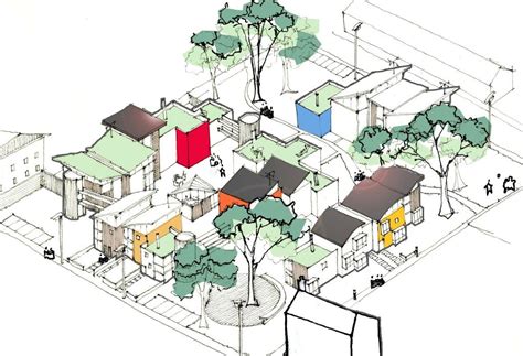 White Design Bristol Co Housing Landscape Architecture Graphic