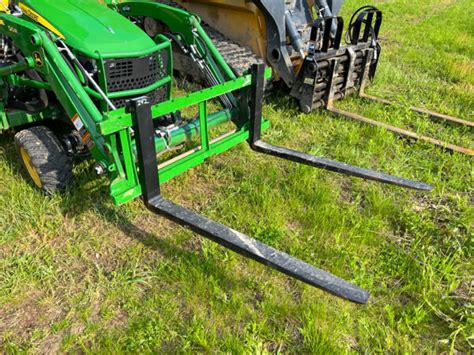 Ultra Light Pallet Forks For Subcompact Tractors By Hla Good Works