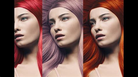 Created a dynamic inverted color effect. Adobe Photoshop CS6 Tutorial - How To: Change Hair Color ...