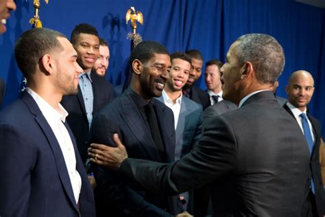 Giannis Meets Obama Eurohoops