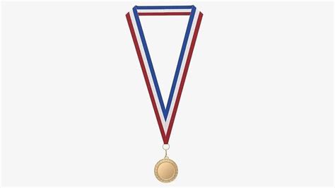 Sports Medal Trophy Mockup 07 3d Model Cgtrader