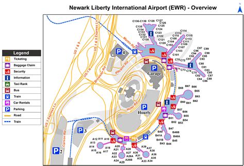 Ewr Terminal C Map Color 2018