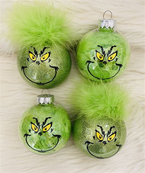 Grinch Ornaments Etsy