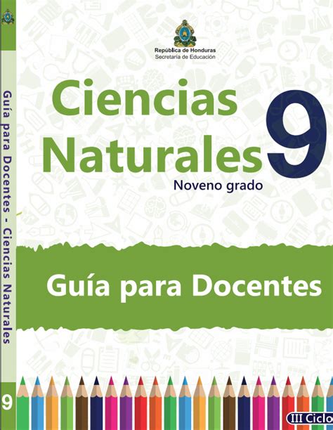 Guía Del Docente Ciencias Naturales 9 Grado Honduras ️