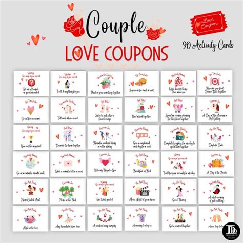 love coupon book printable love coupons romantic t for him sexy valentine s t