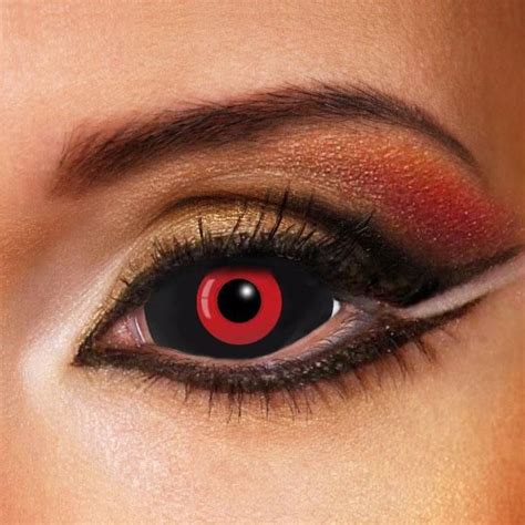 Tokyo Ghoul Red And Black Sclera Contacts 22mm Colored Contacts