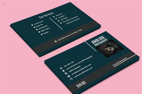 Photography Business Card Template By Ayme Designs