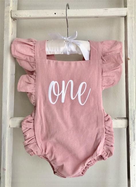 Blush First Birthday Outfit Baby Girl First Birthday Outfit Cake