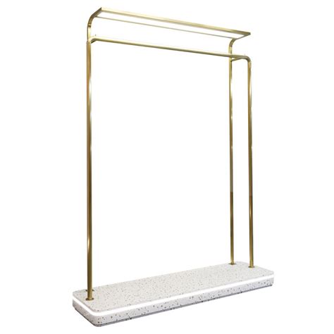 Garment Hanging Stand Luxury Women Garment Shop Gold Clothes Display
