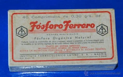 Pastillas De Fósforo Ferrero Recomendada Para Los Estudiantes No