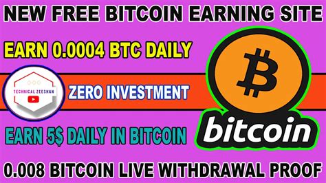 You can download their android app too and get 3x bitcoin payments for every video this site offers you free bitcoins for visiting websites. New Fast Bitcoin Earning Site 2020| Earn 0.008 Bitcoin Daily Without Investment in 2020 ...