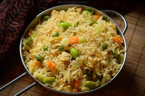 Curry Fried Rice Recipe Indian Style Curry Fried Rice — Spiceindiaonline