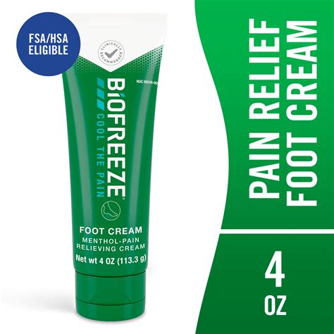 Biofreeze Pain Relief Cream, Back Knee Muscle Joint and Arthritis Pain