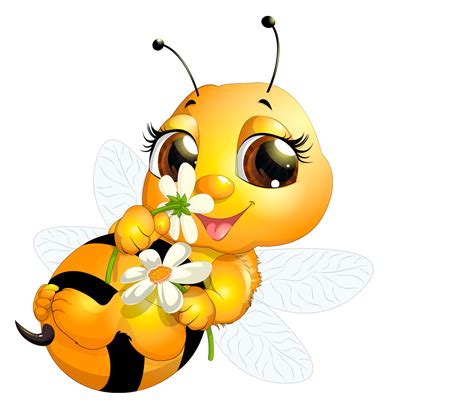 Cute Baby Bee Png Free Transparent Clipart Clipartkey Images